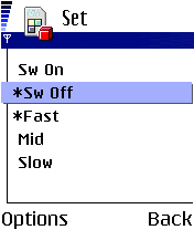 Пункт Setup в меню Sim Адаптера